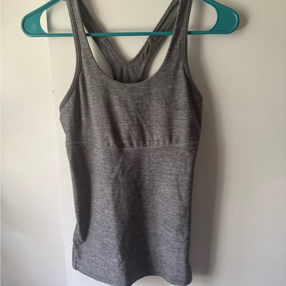 Lululemon Gray Racerback Tank Top